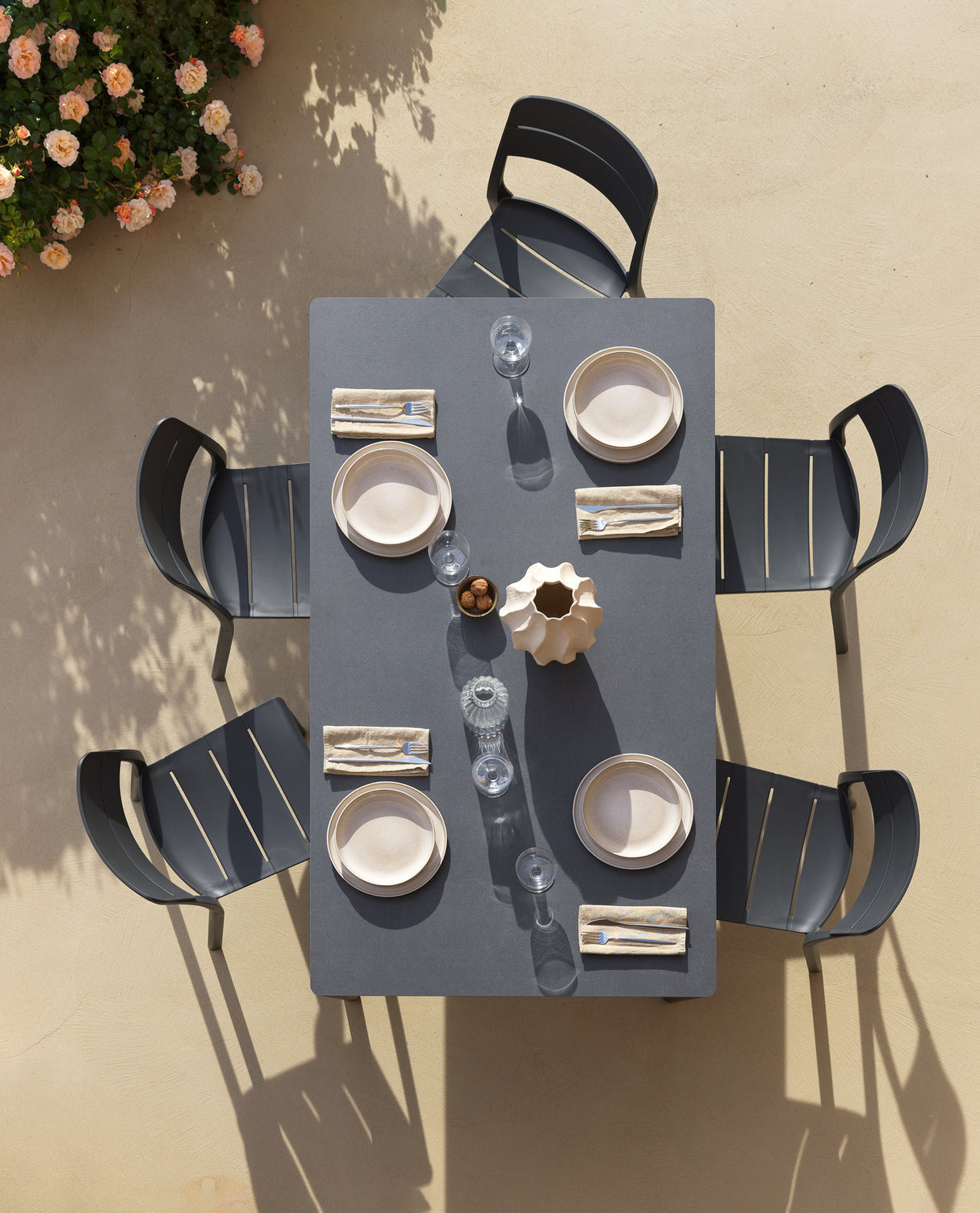 nardi nardi piave 160 x 90 tavolo rettangolare verniciato tabacco lamin materia tabacco ean 8010352555662