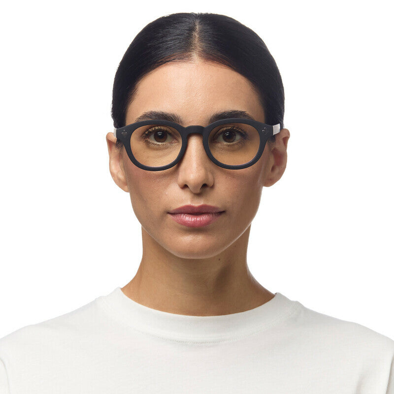 okkia okkia occhiale da lettura mod nashville premontato soft touch spring anti luce blu nero diottrie 3 00 ean 8056211374975