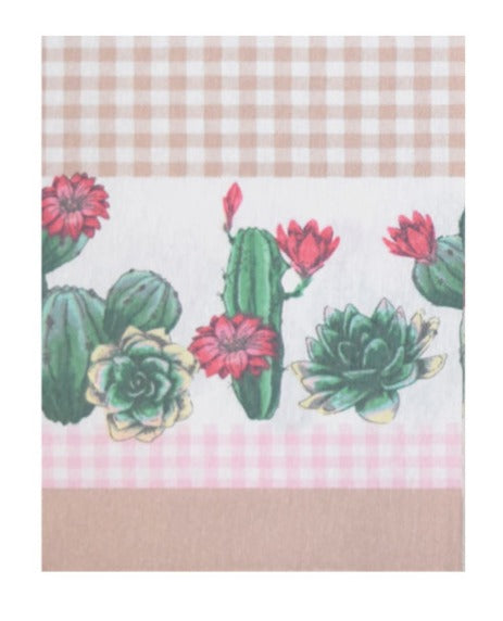 preziosa home preziosa home tovaglia loneta 140 x 360 cm stampata coccinelle e cactus ass cotone 1 pz ean 8050264164750