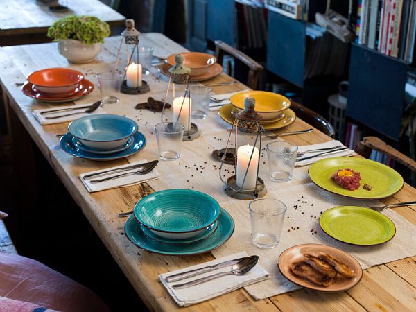 tognana tognana servizio tavola louise 18 pz art pepper multicolor ean 8000257524207