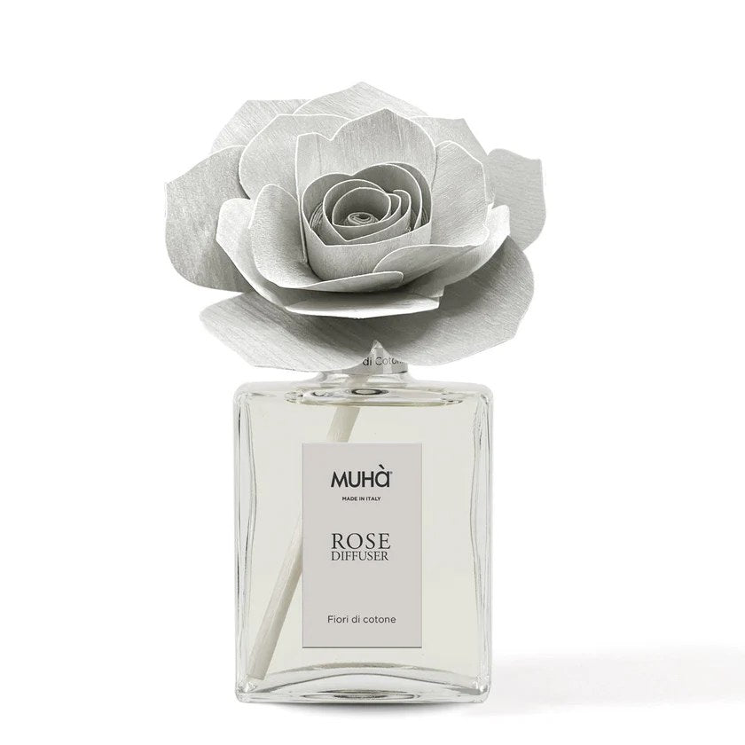 Muhà Diffuseur de Parfum Rose Fleur de Coton 200 ml