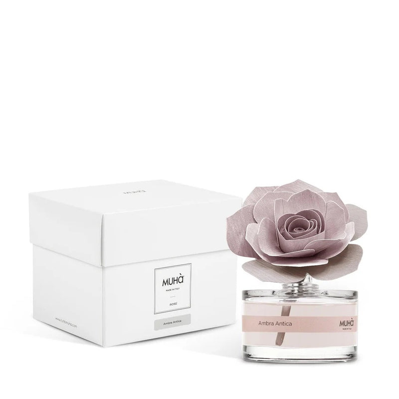 Muhà Diffuseur de Parfum Rose Ancienne Ambre Rose 50ml
