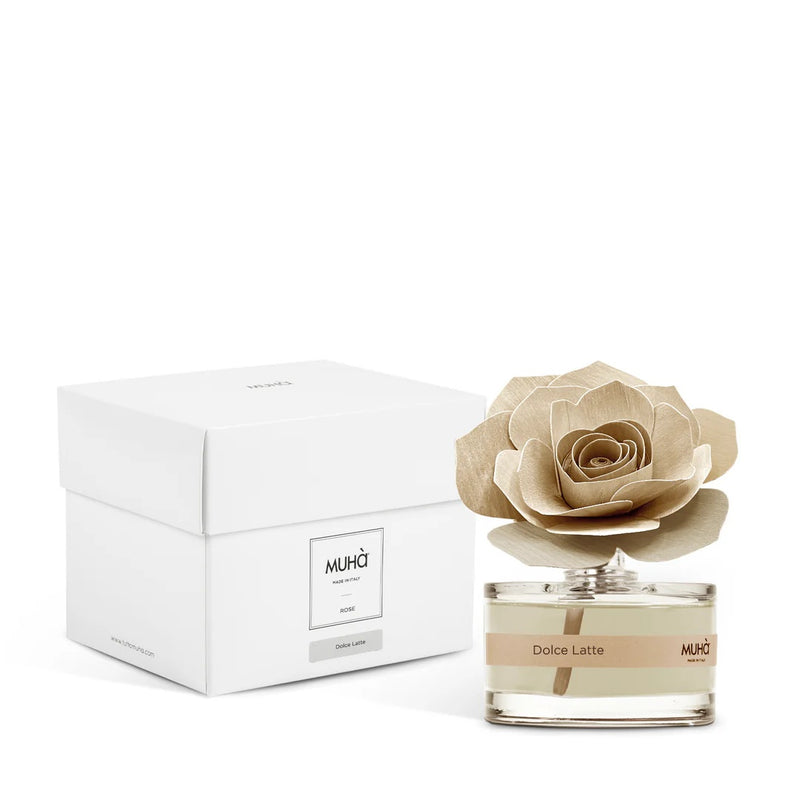 Muhà Diffuseur de parfum Rose Beurre Dragée Doux Lait 50ml