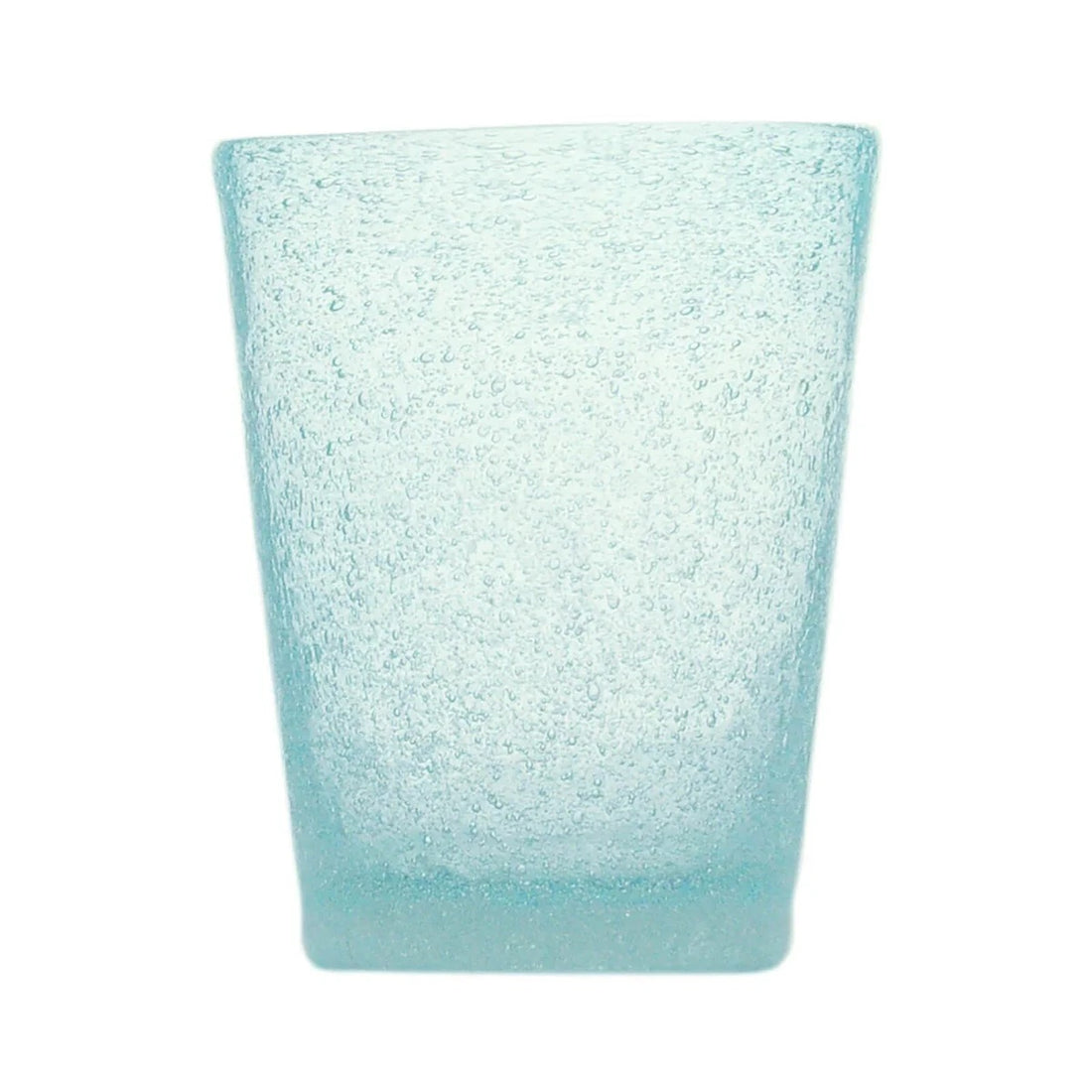 Zani Serafino Memento Gobelet Verre à Eau Bleu Clair 30cl en Pâte de Verre