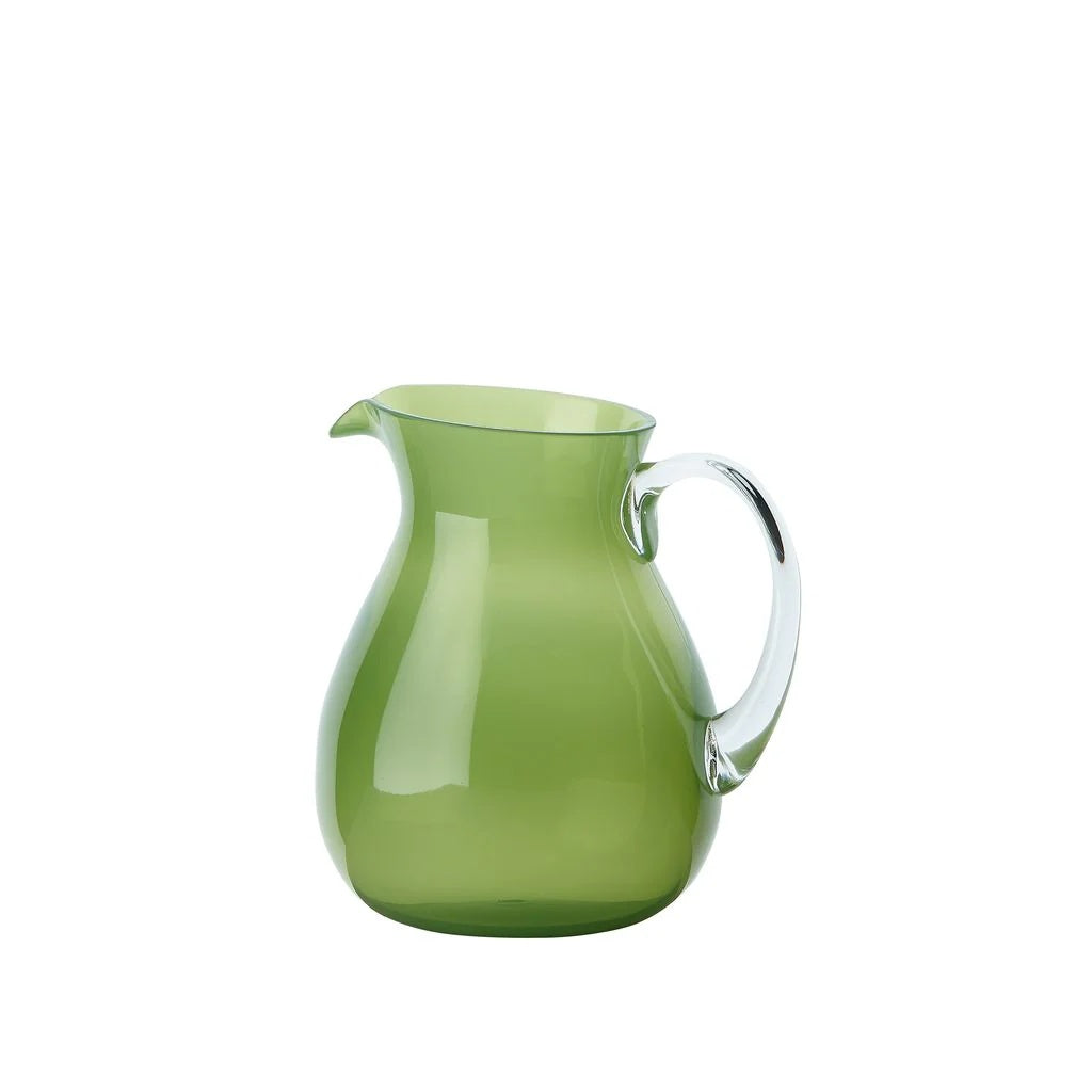 Zani Serafino Caraffa Petite Pichet Synth Couleur Citron Vert en Méthacrylate 1 L