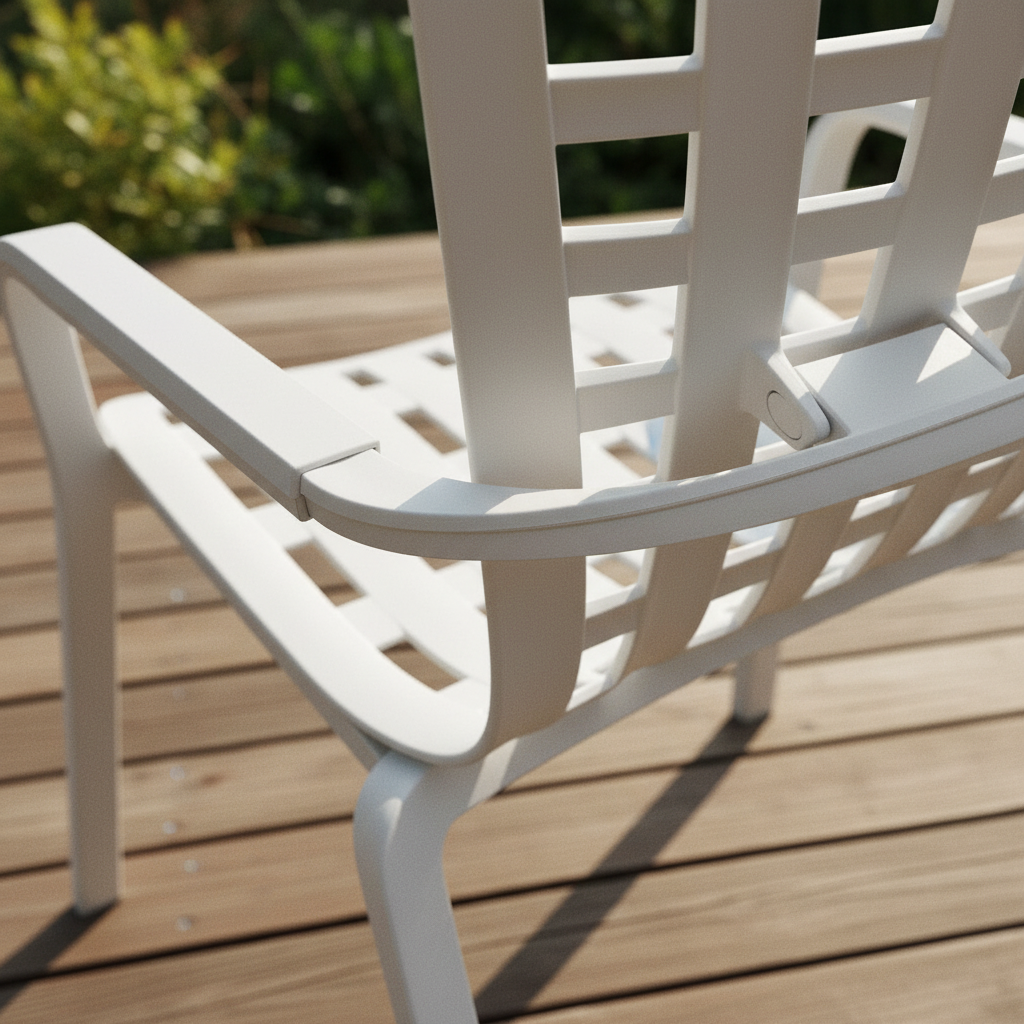 Nardi Folio bianco dettaglio meccanismo terrazza