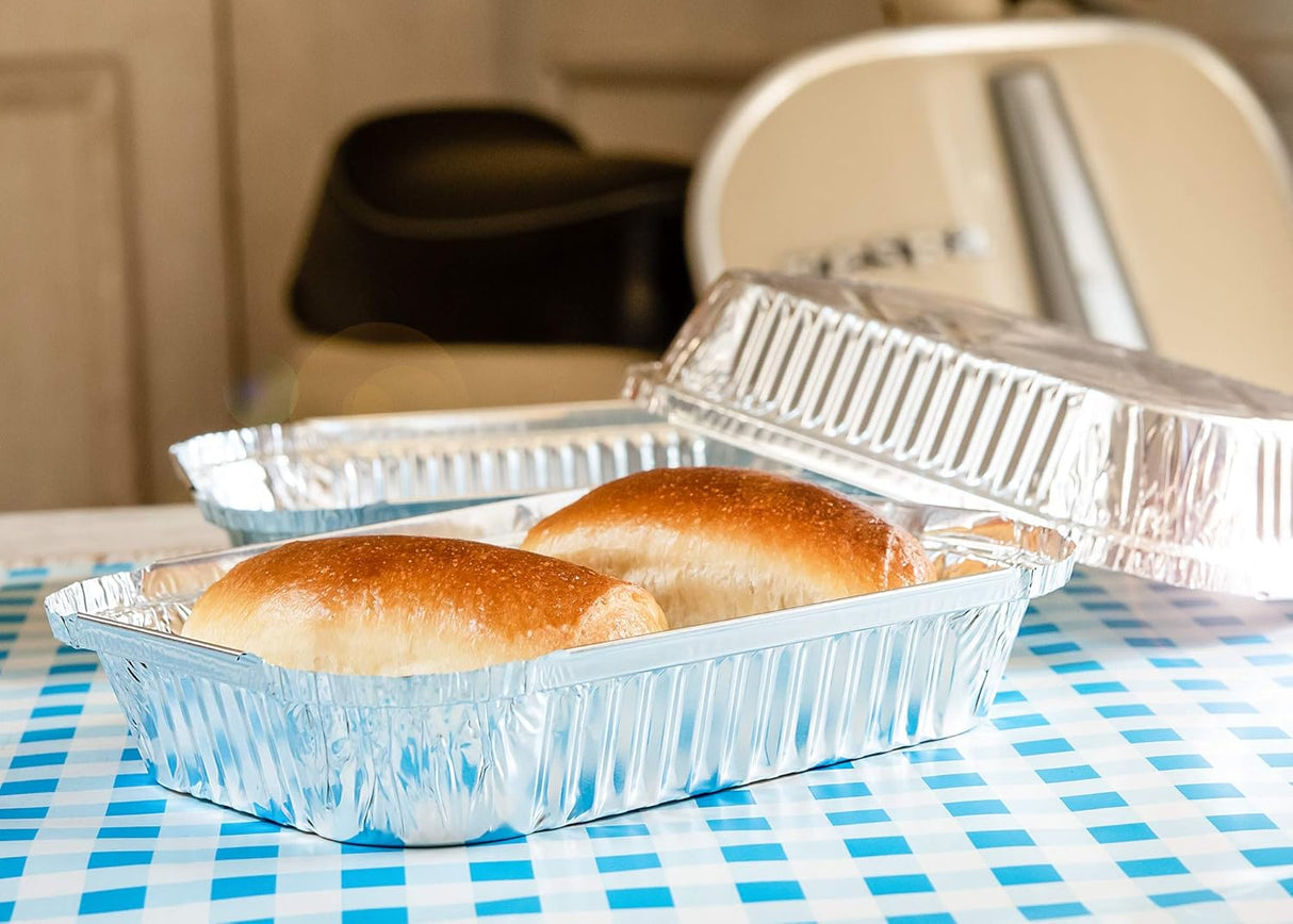 Conteneurs en aluminium Contital R8L 2 portions 192 x 140 mm 100 pièces