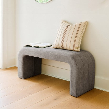 Banc Rembourré Versa Gris Foncé