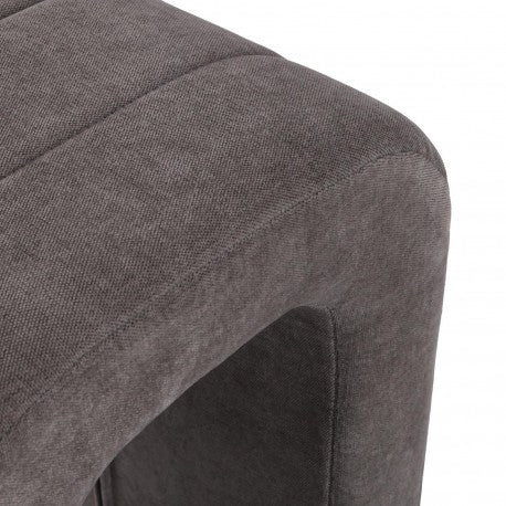 Banc Rembourré Versa Gris Foncé