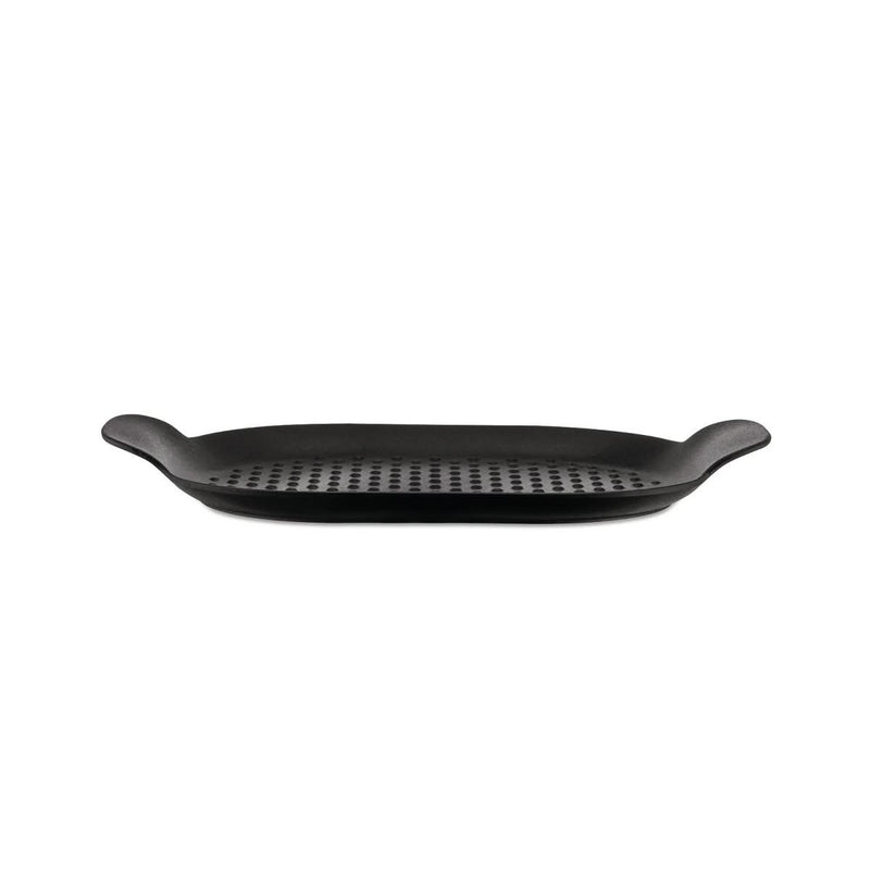 Alessi Grill en fonte noire Edo