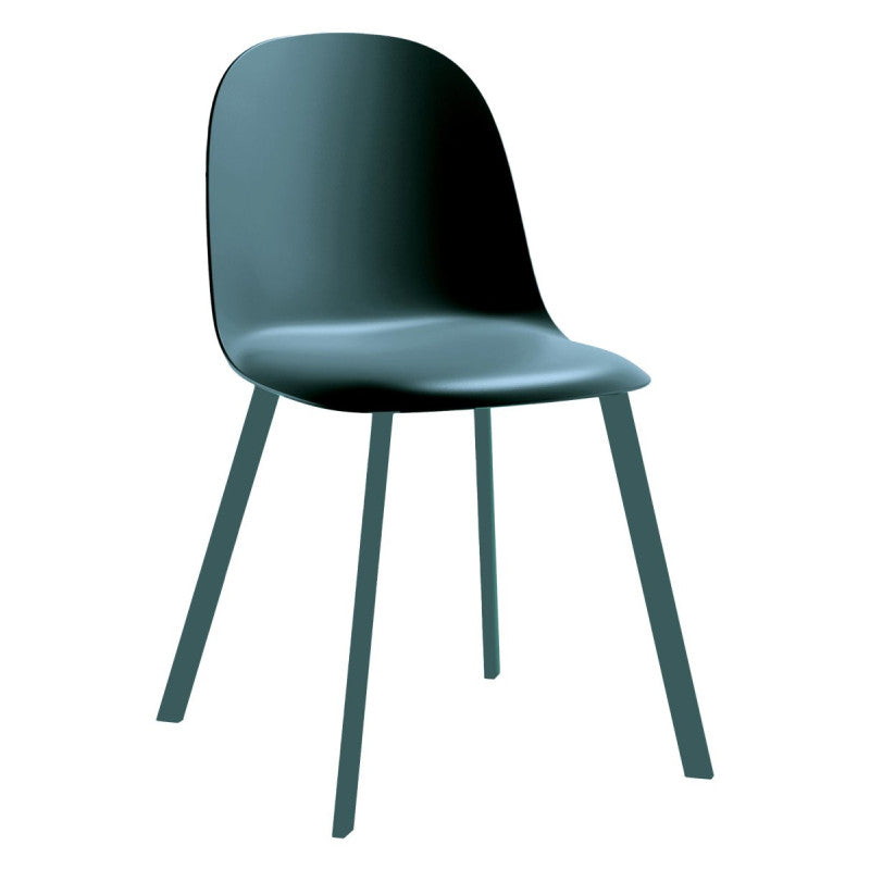 Chaise Mael Dimo en PP Bleu Aviateur Clair