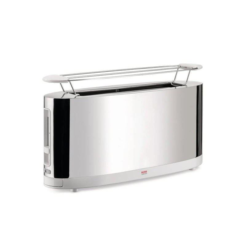 Alessi Grille-pain avec grille chauffe-viennoiseries Blanc