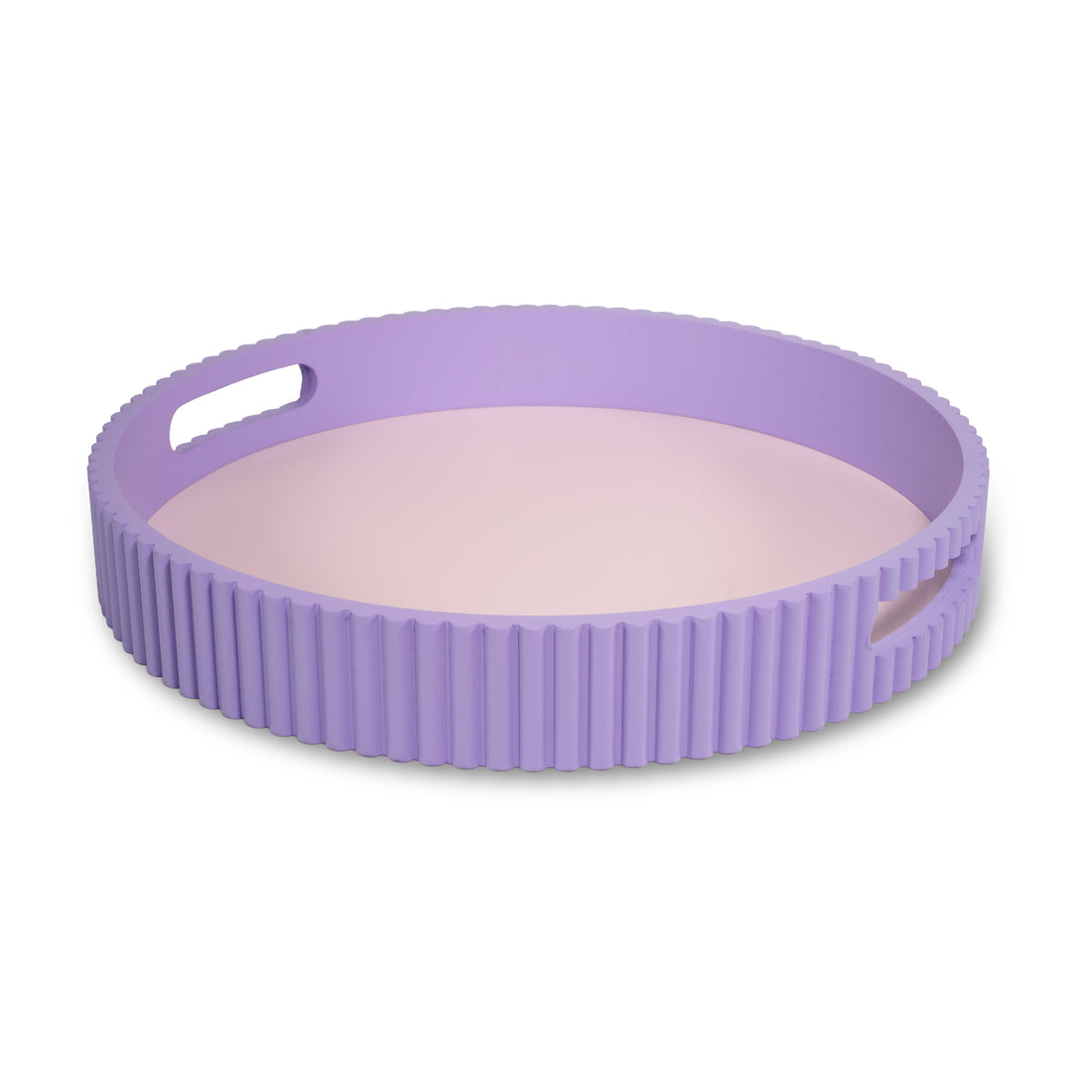 Plateau WD LifeStyle Violet en MDF Ø30 cm – Plateau Décoratif pour la Maison et la Table
