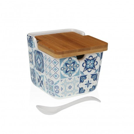 Verse Sucrier Bleu Clair 10 cm