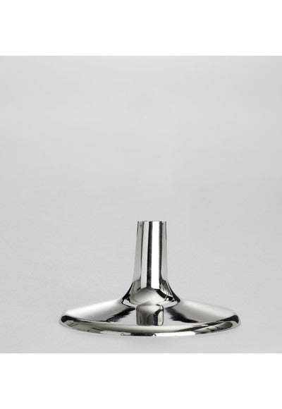 Base en plastique Bigiemme H 5 cm Argent