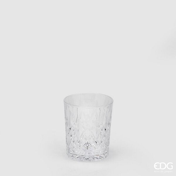 EDG Enzo De Gasperi Verre Losange H 10 cm P 8 cm 6 pièces