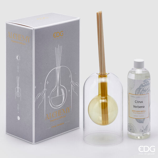 Parfumeur EDG Enzo De Gasperi Alchemy Flacon 400 ml H 17 cm Verveine Agrumes