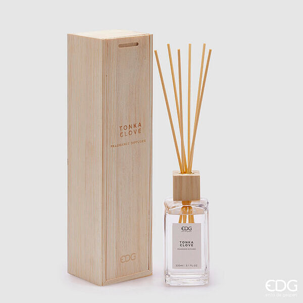 Diffuseur EDG Enzo De Gasperi Essential Bottle 330 ml H 16 cm Tonka Clouve