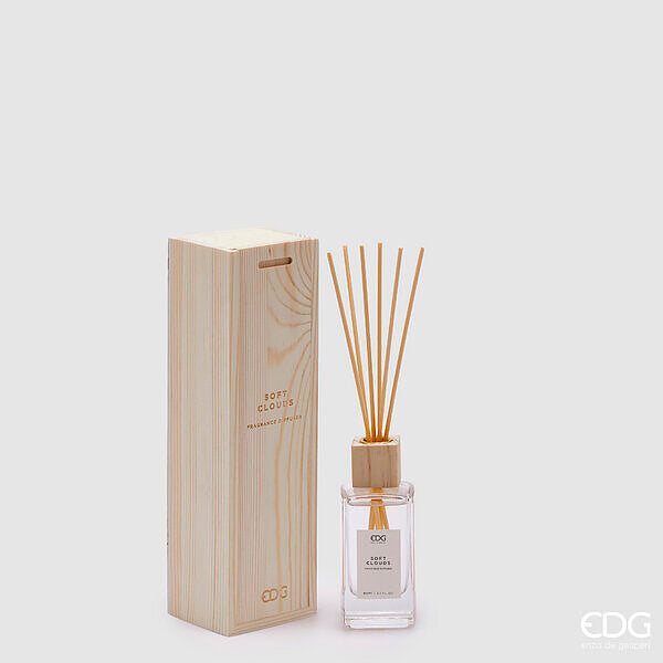 Désodorisant EDG Enzo De Gasperi Essential Bottle 90 ml H 12,5 cm Soft Clouds