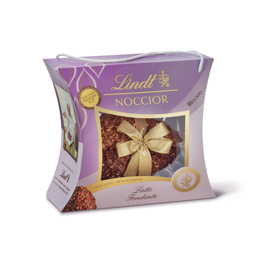 Lindt Egg Chocolat au lait noir et noisettes 610 Gr