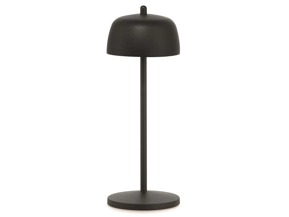 Saffron Circe Table Lamp D 110 Mm H 300 Mm Matt Black