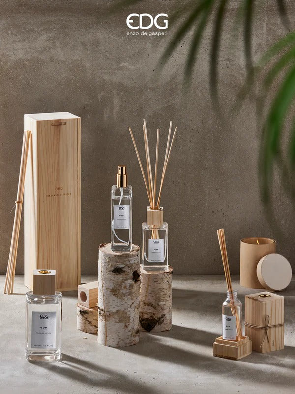 EDG Enzo De Gasperi Essential Bottle Diffuser 330 Ml H 16 Cm Oud
