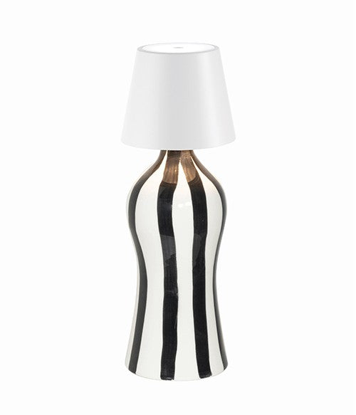 Lampe à bouchon Poldina Zafferano H 111 mm P 111 mm Blanc