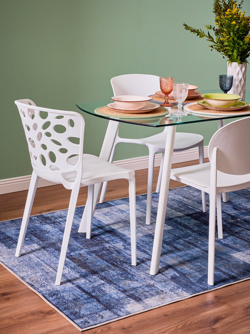 Chaise Dimo Eloise Blanche en Polypropylène