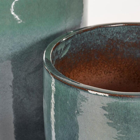 EDG Enzo De Gasperi Set 3 Pcs Round Glaze Vase H 100 Cm H 80 Cm H 63 Cm