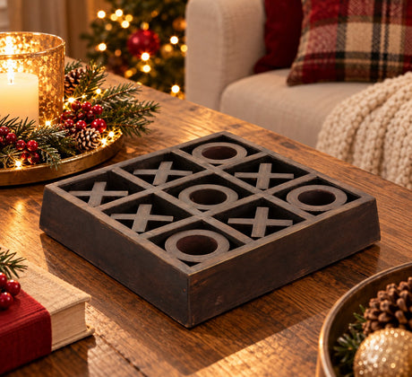 Bizzotto Décoration Tris Fortune Marron 17,7x17,7 cm – Idée Cadeau Noël