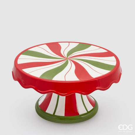 EDG Enzo De Gasperi Alzata Natale Candy H D25 Green Red