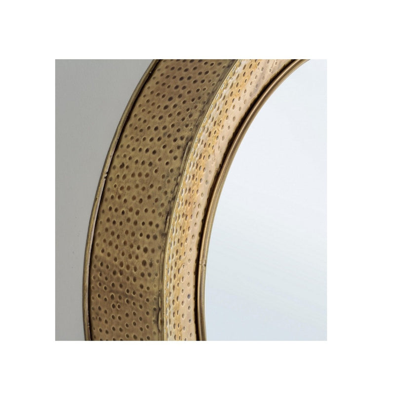 Miroir Rond Bizzotto Adara Or Ø 80 Cm