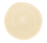 Bizzotto Tovaglietta Jareth Beige D 38 cm Tovaglietta Americana Natalizia per Tavola