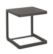 Bizzotto Konnor Table Basse d'extérieur Anthracite Aluminium 40 cm