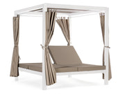 Lit de jour Dream Cot Bizzotto avec rideaux Blanc
