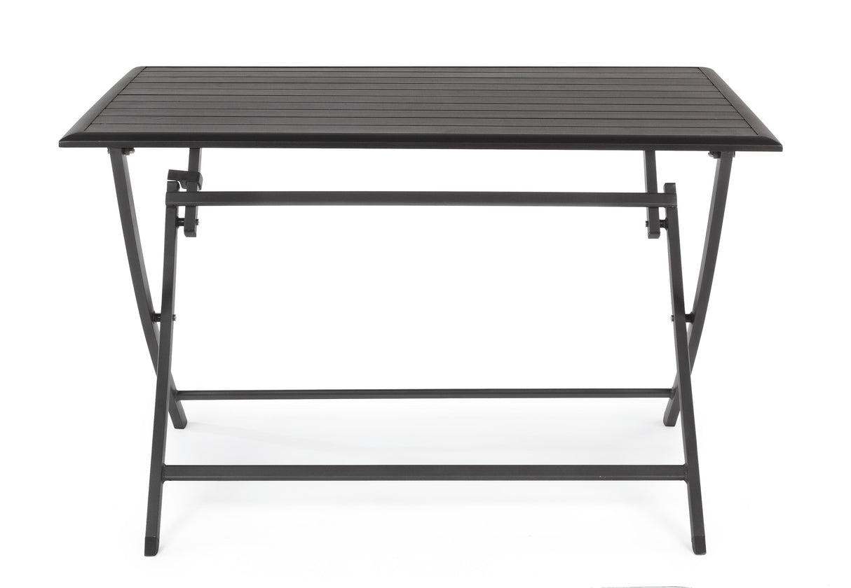 Elin Folding Table 110 x 70 Cm Anthracite