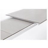 Bizzotto Table Extensible Otavio Rectangulaire 220 - 280 - 340 x 95 Cm Blanc