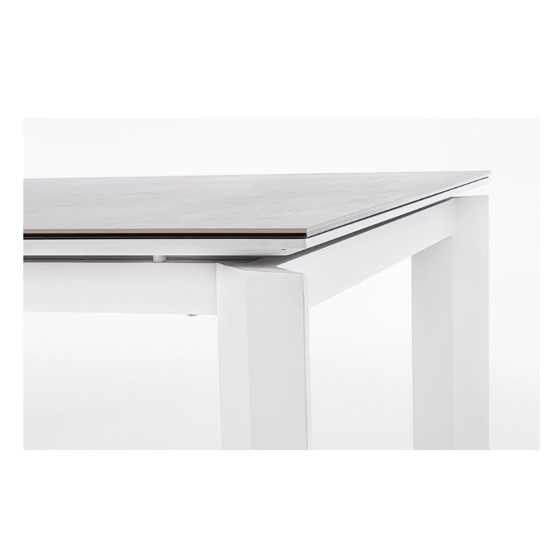Bizzotto Table Extensible Otavio Rectangulaire 220 - 280 - 340 x 95 Cm Blanc