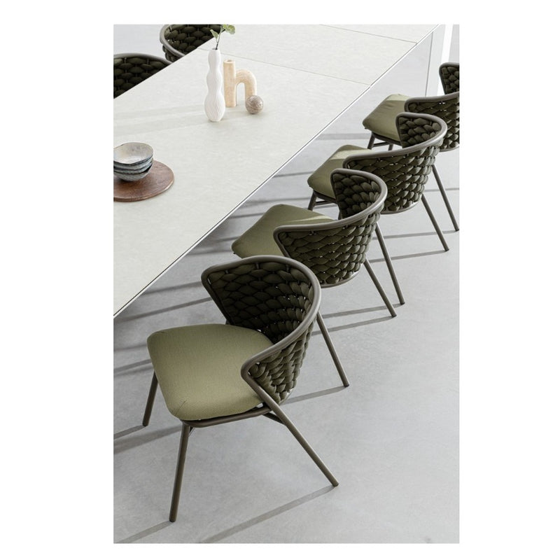 Bizzotto Table Extensible Otavio Rectangulaire 220 - 280 - 340 x 95 Cm Blanc