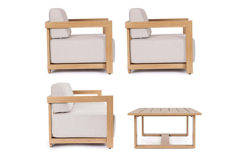 Bizzotto Set 4 Theseus Salon Naturel