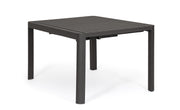Table carrée extensible Bizzotto Kiplin 149 x 97 / 149 cm Anthracite