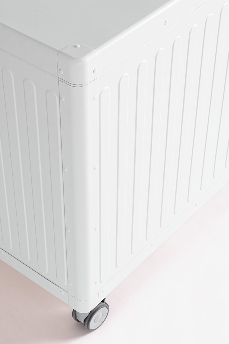 bizzotto bizzotto baule ocean con ruote h 70 cm l 72 cm l 1648 cm bianco ean 8051836691957