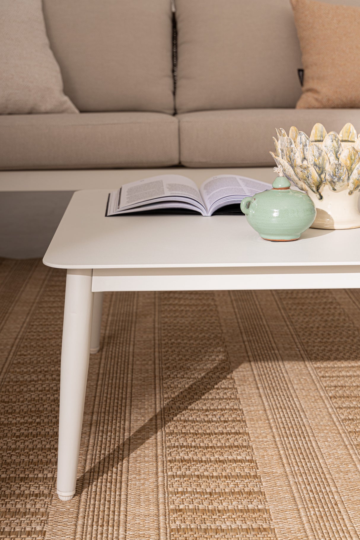 Bizzotto Oceana 4-Element Living Room Set Vapor White 