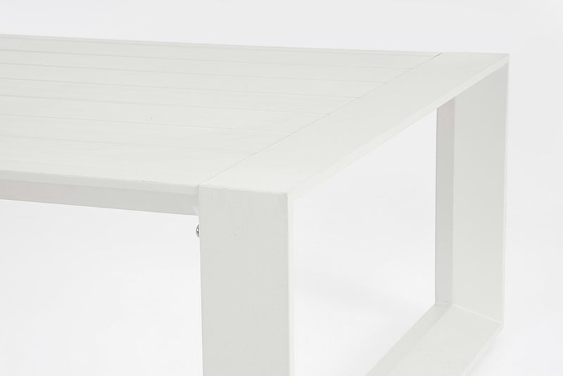 Ensemble de salon Bizzotto Moses 4 éléments blanc vapeur