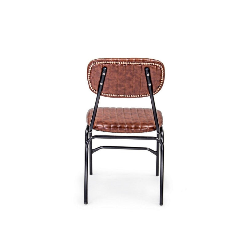 Bizzotto Chaise Debbie Orange Foncé Vintage