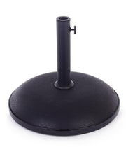 Pied de parasol Bizzotto Barry rond 30 kg en ciment noir