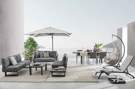 bizzotto bizzotto ombrellone braccio ines 3 x 4 mt antracite grigio ean 8051836269712