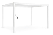 Bizzotto Ocean Pergola Bioclimatique Blanche Aluminium 3×4 m