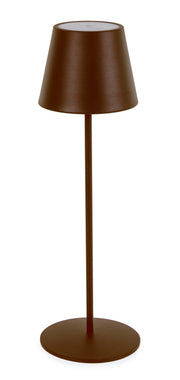 Lampe de table Bizzotto Etna H 38 cm Led Marron