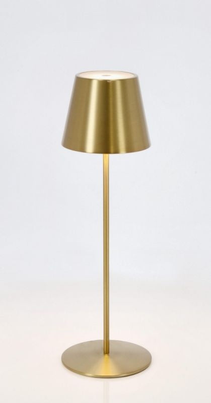 Lampe de table LED Bizzotto Etna H 38 cm Doré